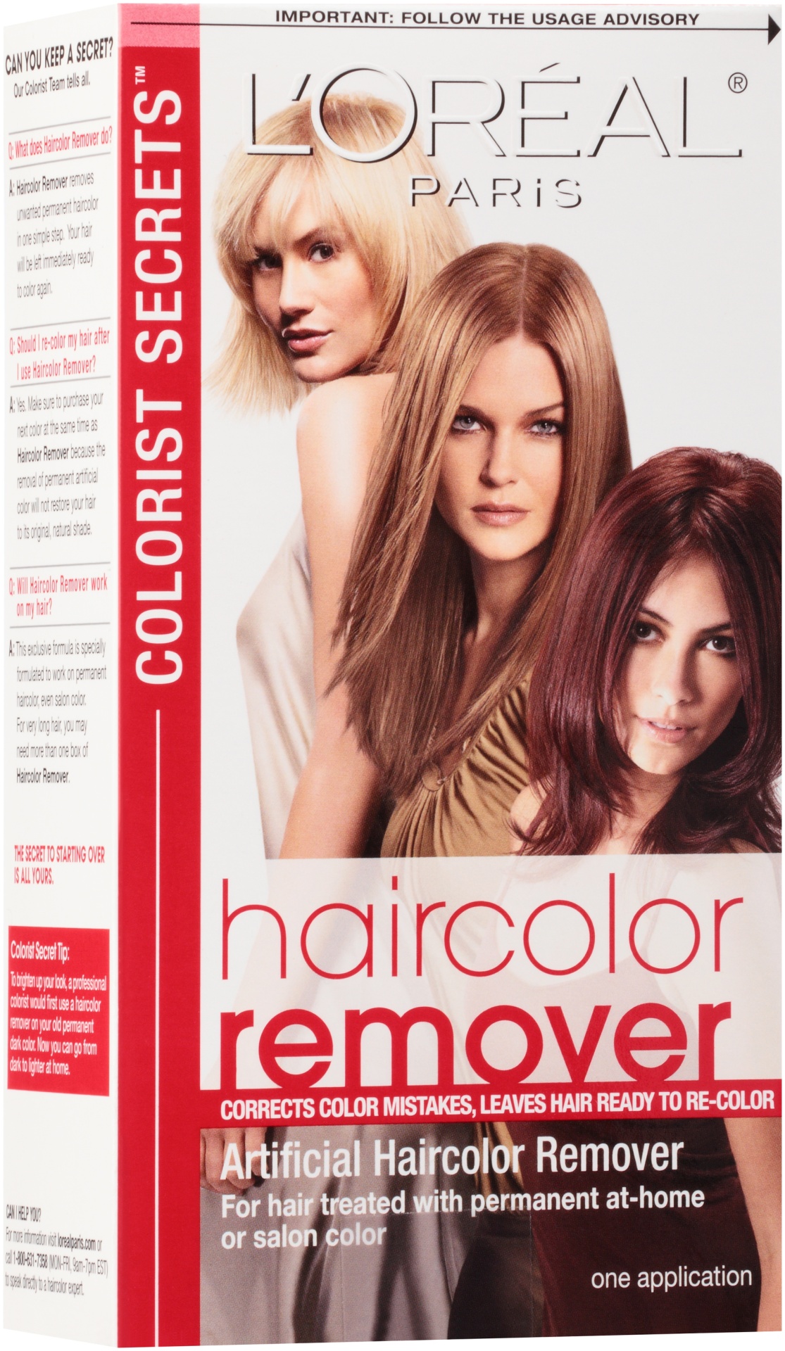 slide 3 of 7, L'Oréal Colorist Secrets Artificial Haircolor Remover Kit, 1 ct