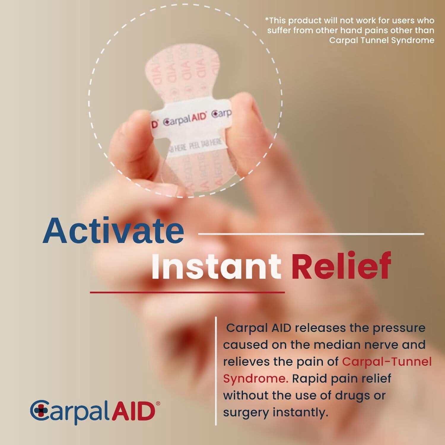 slide 3 of 3, Carpal Aid, 6ct, 6 ct