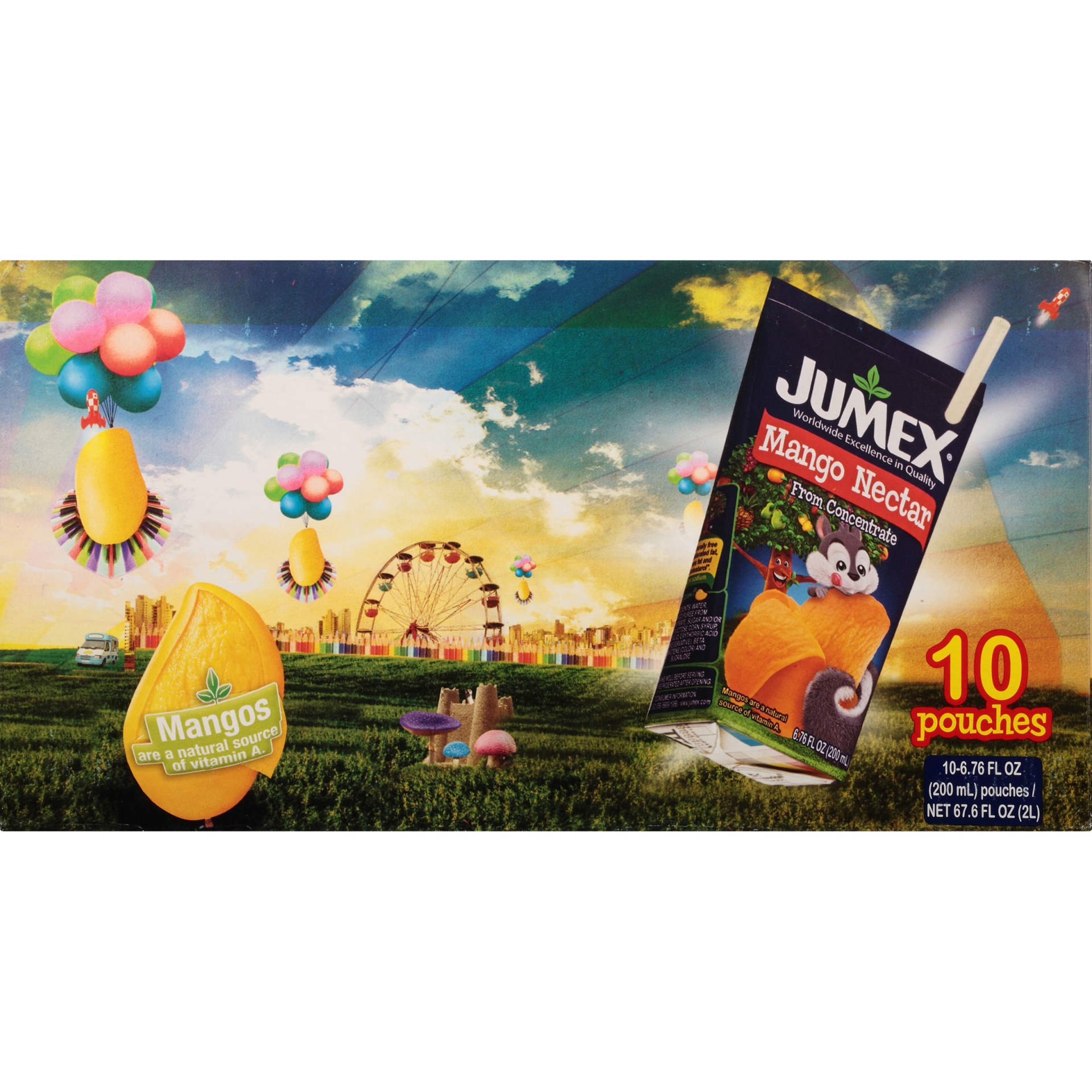 slide 6 of 8, Jumex Mango Nectar Pouch, 10 pk/6.76 oz