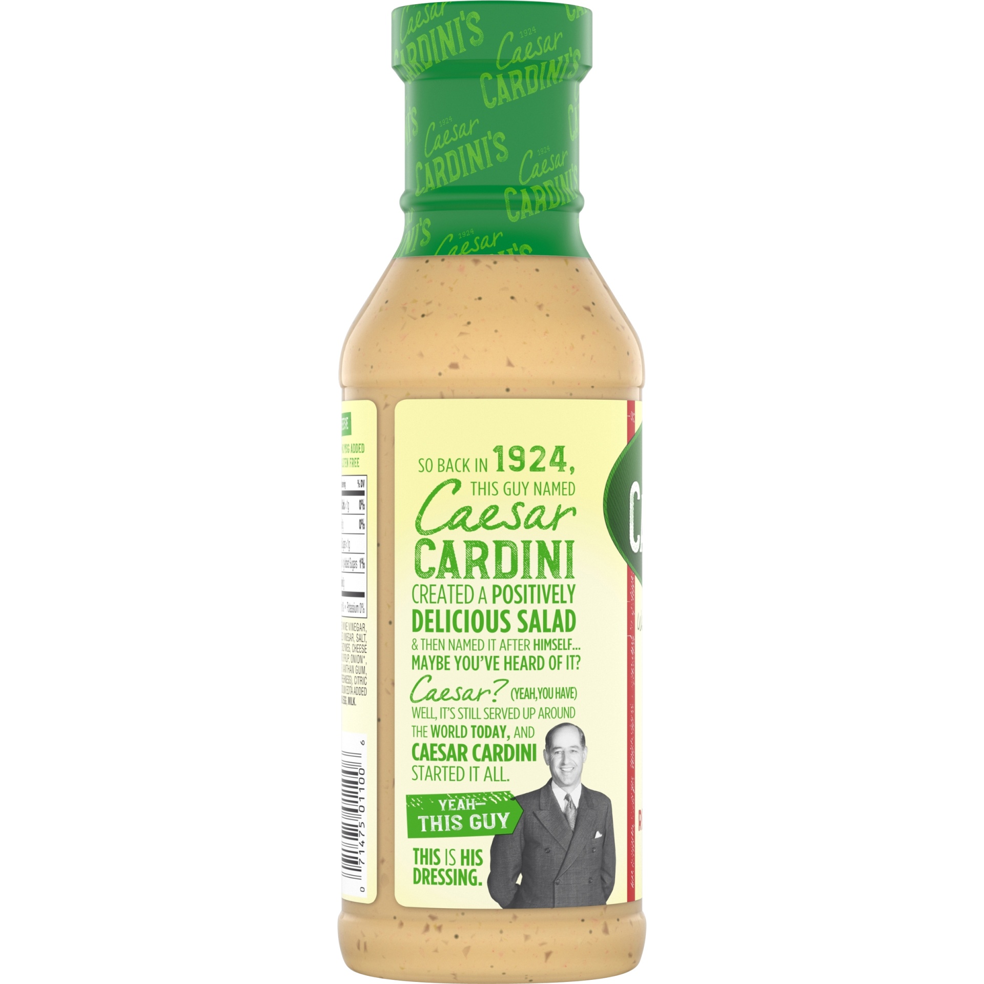 slide 5 of 8, Cardini's Garlic Lemon Caesar Dressing - 12 fl oz, 12 fl oz