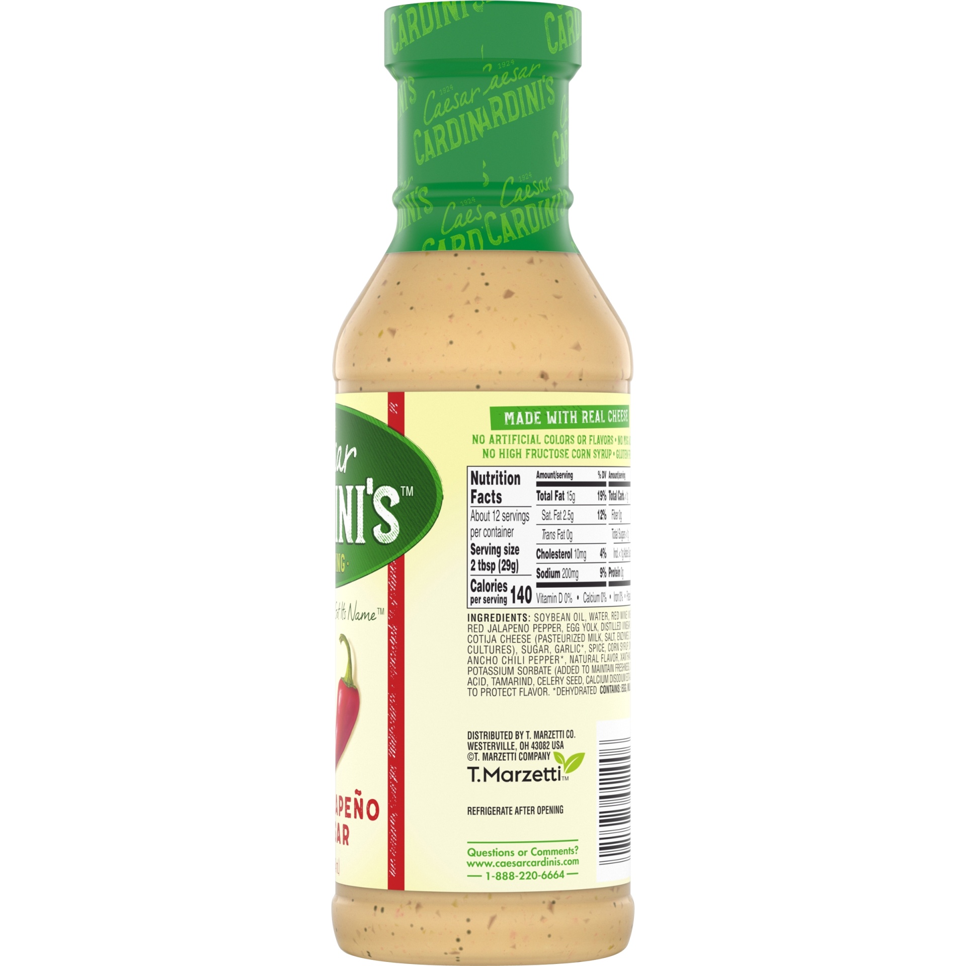 slide 3 of 8, Cardini's Garlic Lemon Caesar Dressing - 12 fl oz, 12 fl oz