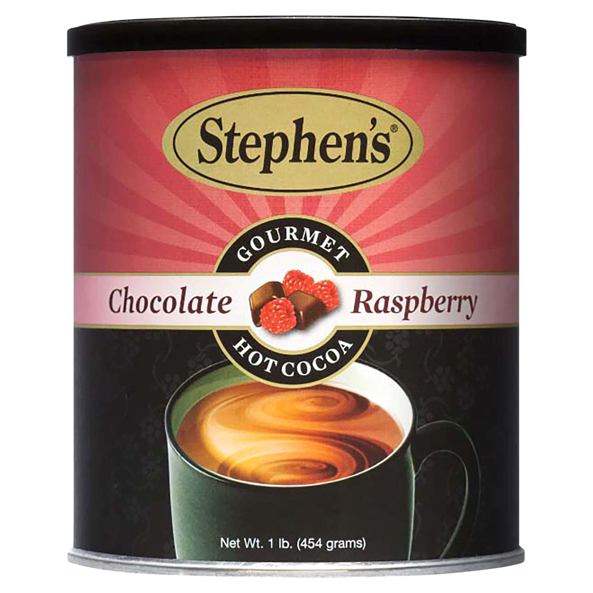 slide 1 of 1, Stephen's Gourmet Hot Cocoa Chocolate Raspberry, 16 oz