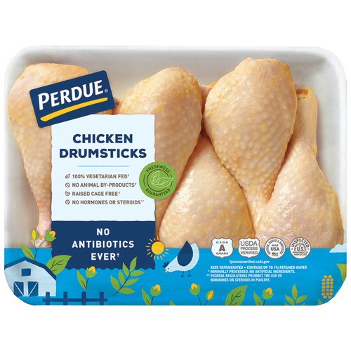 slide 1 of 1, Perdue® chicken drumsticks, per lb