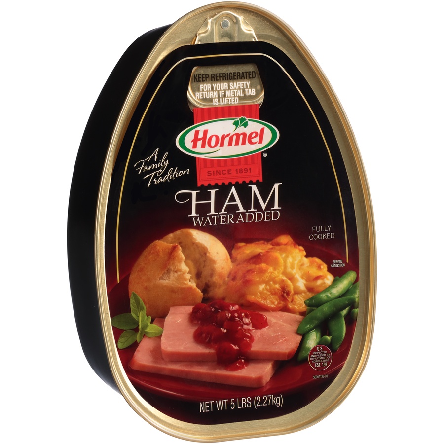 slide 3 of 8, Hormel Ham Water Added, 5 lb