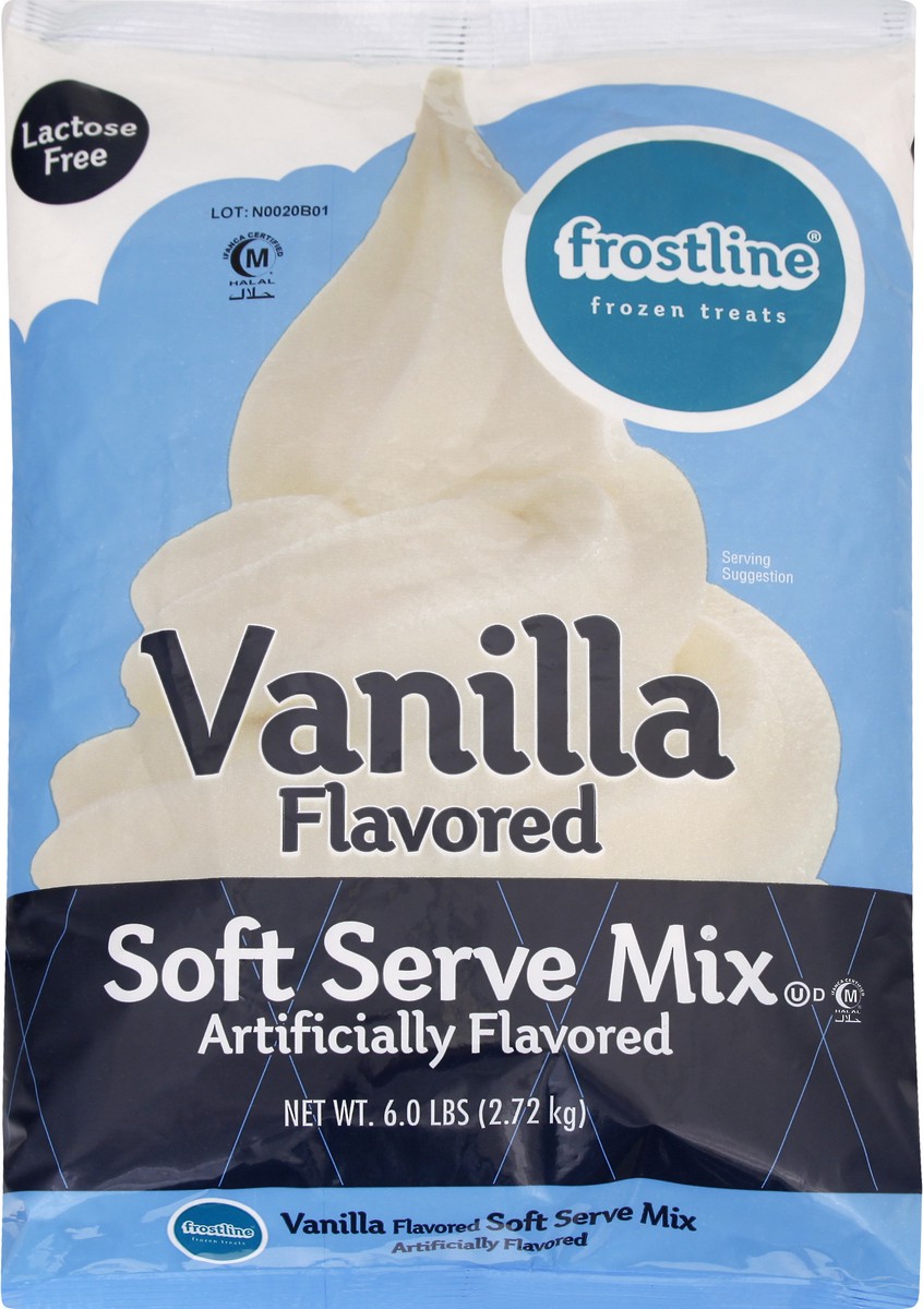 slide 9 of 9, Frostline Vanilla Flavored Soft Serve Mix - 6 lb, 6 lb