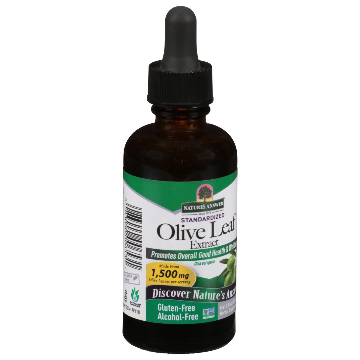 slide 5 of 12, Nature's Answer Standardized 1500 mg Olive Leaf Extract 2 fl oz, 2 fl oz