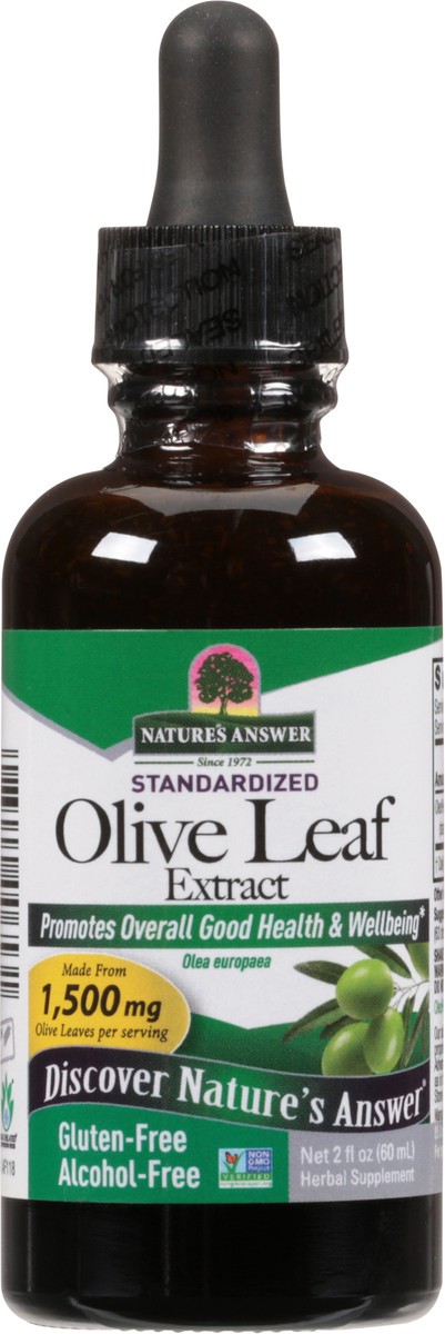 slide 11 of 12, Nature's Answer Standardized 1500 mg Olive Leaf Extract 2 fl oz, 2 fl oz