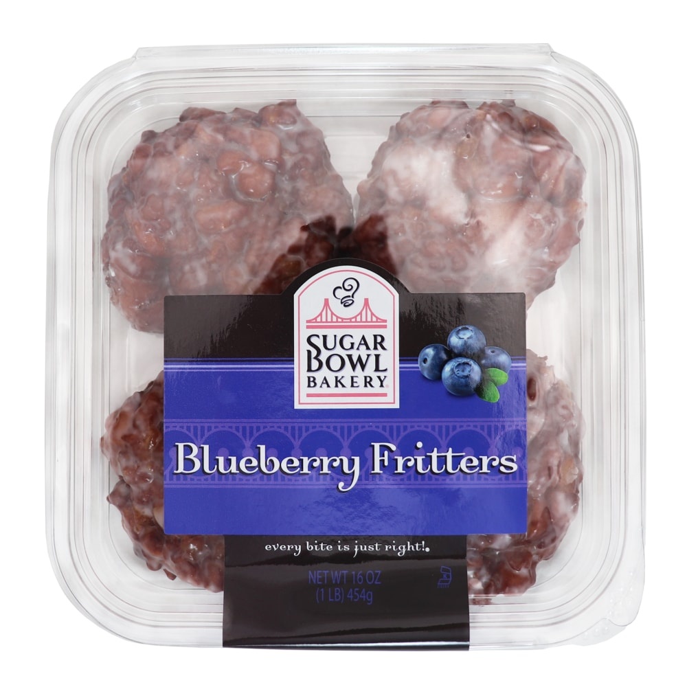 slide 1 of 1, Sugar Bowl Bakery Blueberry Fritters, 16 oz