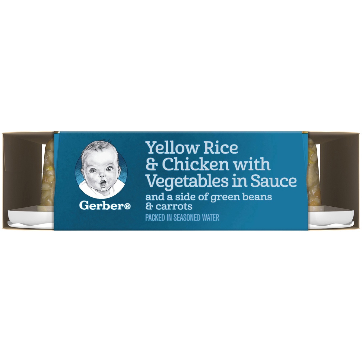 slide 6 of 11, Gerber Lil Entrees Yellow Rice And Chicken With Green Beans And Carrots, 6.67 oz