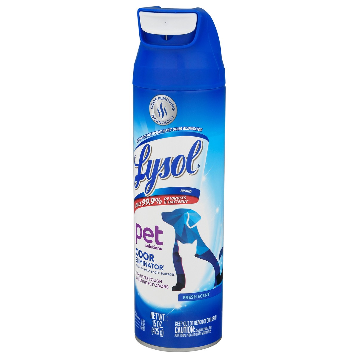 slide 3 of 9, Lysol Pet Solutions Fresh Scent Odor Eliminator 15 oz, 15 oz