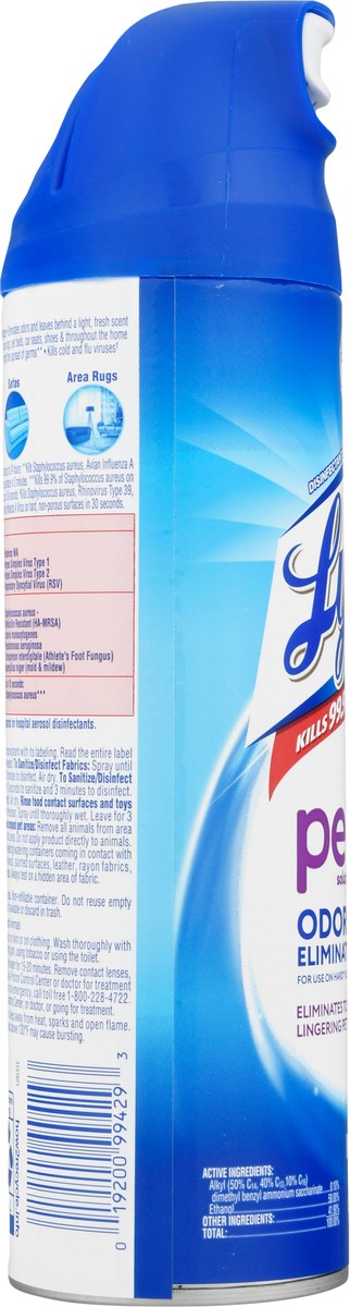 slide 9 of 9, Lysol Pet Solutions Fresh Scent Odor Eliminator 15 oz, 15 oz