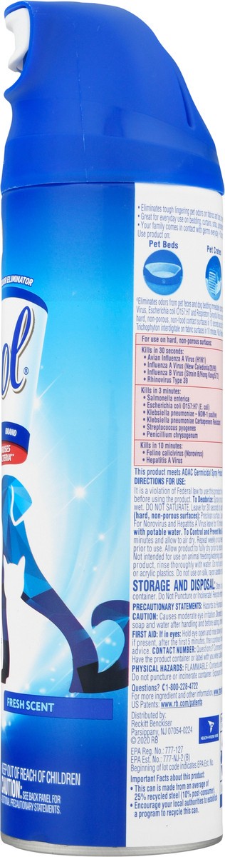 slide 2 of 9, Lysol Pet Solutions Fresh Scent Odor Eliminator 15 oz, 15 oz
