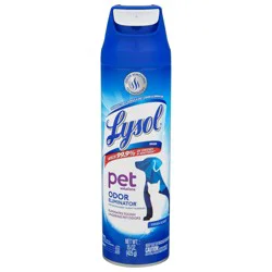 Lysol Pet Odor Eliminator Spray, Sanitizing and Disinfecting Spray for Pet Odors, 15oz