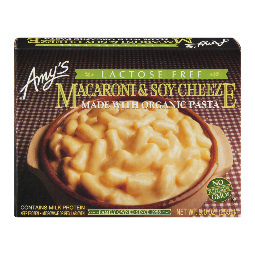 slide 1 of 1, Amy's Macaroni & Soy Cheeze, 9 oz