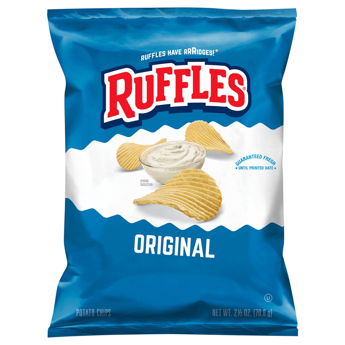 slide 6 of 8, Ruffles Potato Chips Original 2 1/2 Oz, 2.5 oz