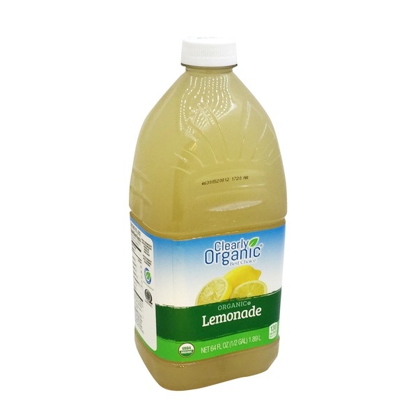 slide 1 of 1, Clearly Organic Lemonade - 64 oz, 64 oz