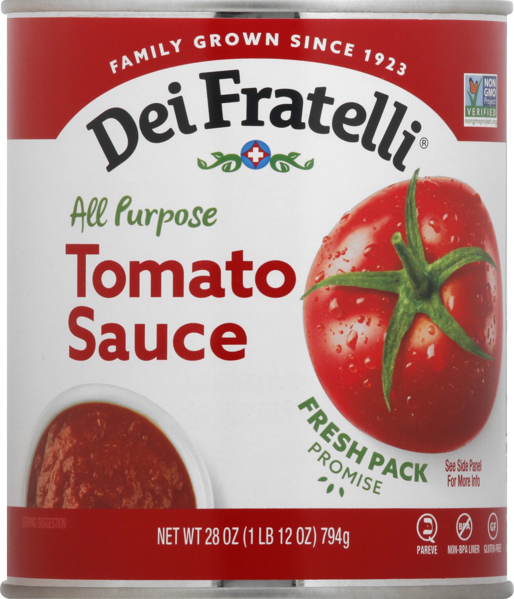 slide 1 of 9, Dei Fratelli All Purpose Tomato Sauce, 28 oz