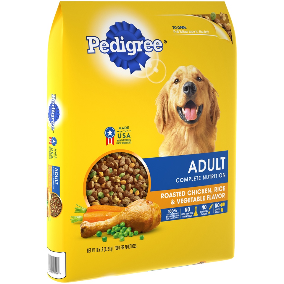 slide 3 of 9, Pedigree Food for Dogs 13.5 lb, 13.5 lb