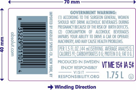 slide 7 of 9, Absolut Watermelon Flavored Vodka, 1.75 L Bottle, 38% ABV, 1.75 liter