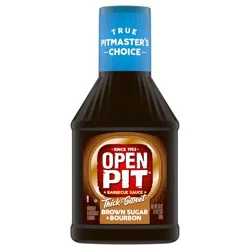 Open Pit Thick & Sweet Brown Sugar & Bourbon Barbecue Sauce, 18 oz.