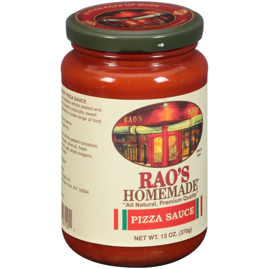 slide 5 of 8, Rao's Homemade Classic Pizza Sauce Premium Quality All Natural Keto Friendly Slow-Simmered - 13oz, 13 oz