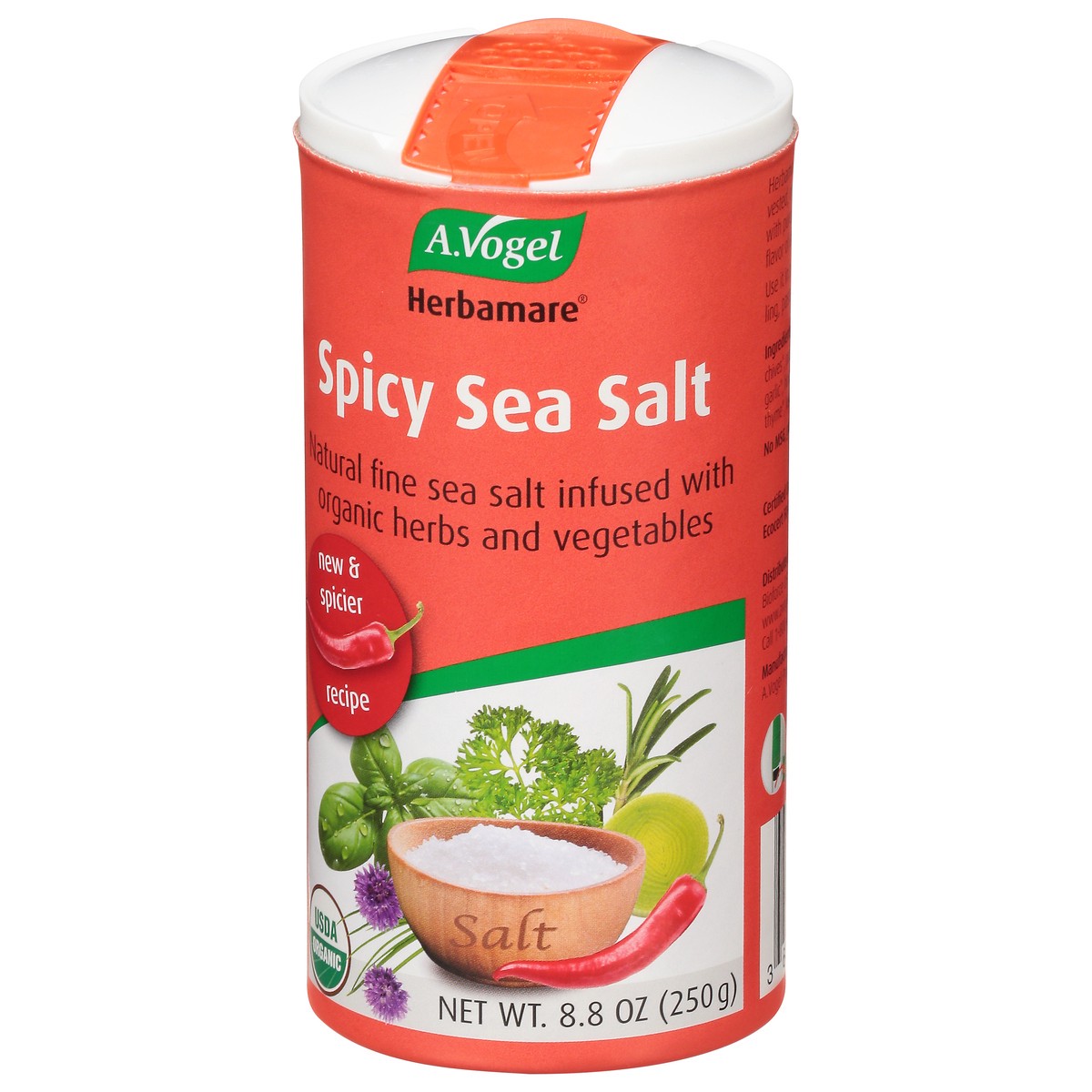 slide 2 of 12, A Vogel Herbamare Spicy Sea Salt 8.8 oz, 8.8 oz