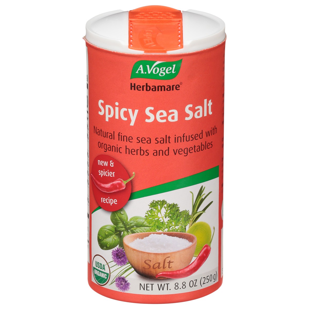 slide 1 of 12, A Vogel Herbamare Spicy Sea Salt 8.8 oz, 8.8 oz