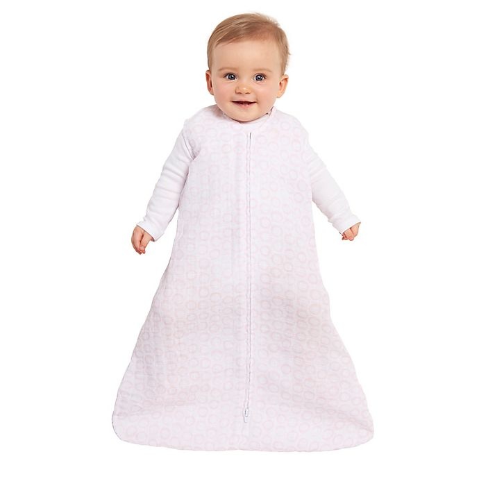 slide 2 of 4, HALO SleepSack Small Circles Cotton Wearable Blanket - Pink, 1 ct
