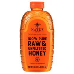 Nature Nate's Raw & Unfiltered 100% Pure Honey 40 oz