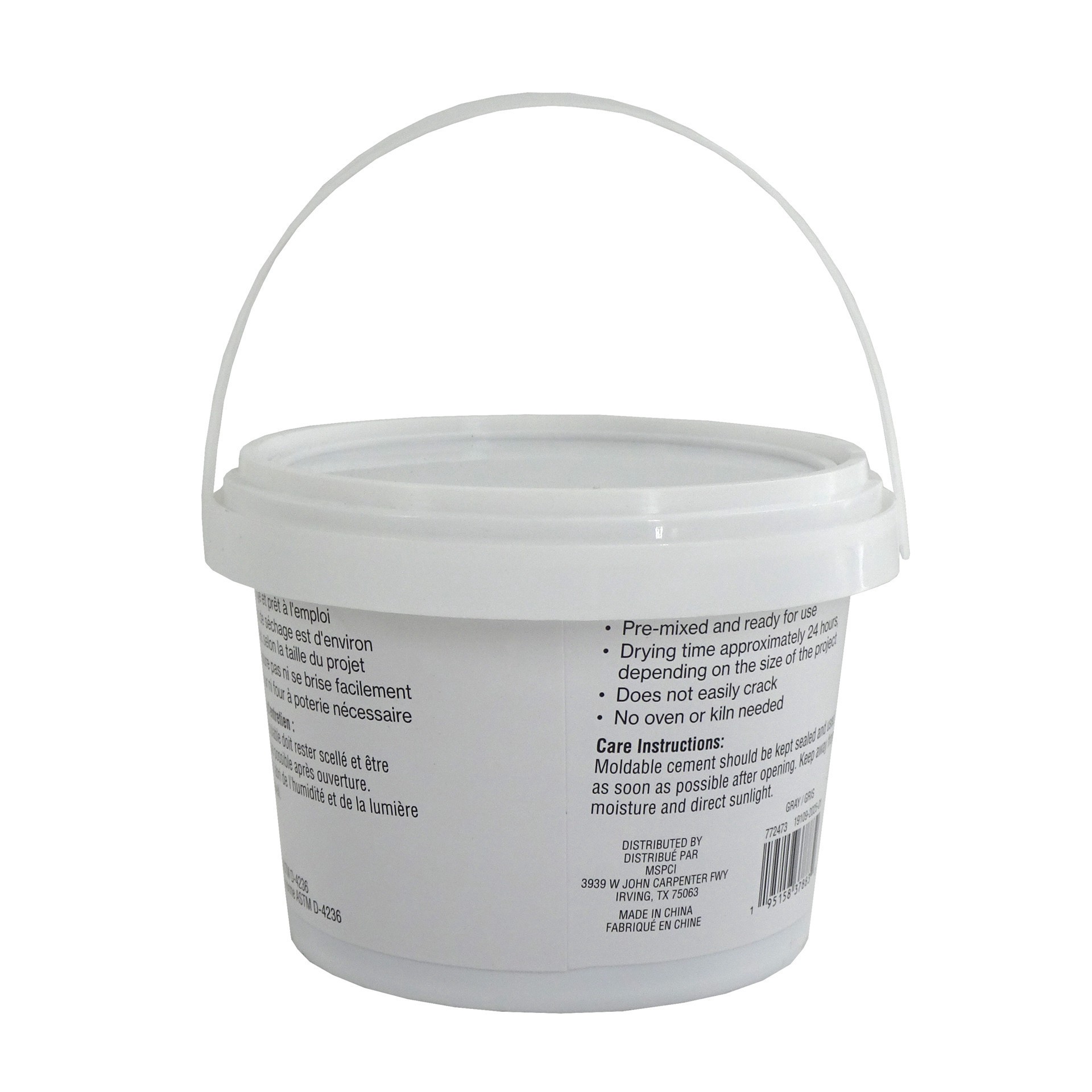slide 2 of 3, 1lb. Gray Moldable Air Dry Cement By Craft Smart, 1 lb