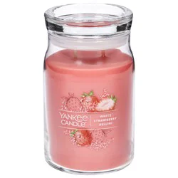 Yankee Candle White Strawberry Bellini Candle 20 oz