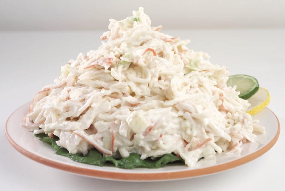 slide 1 of 1, Alaskan Krab Salad, per lb