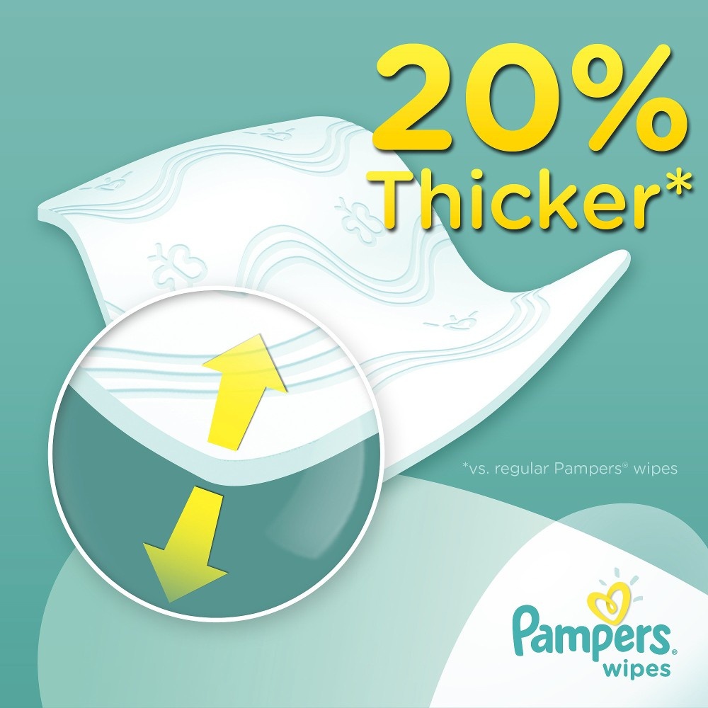 slide 7 of 7, Pampers Sensitive Baby Wipes, 576 ct
