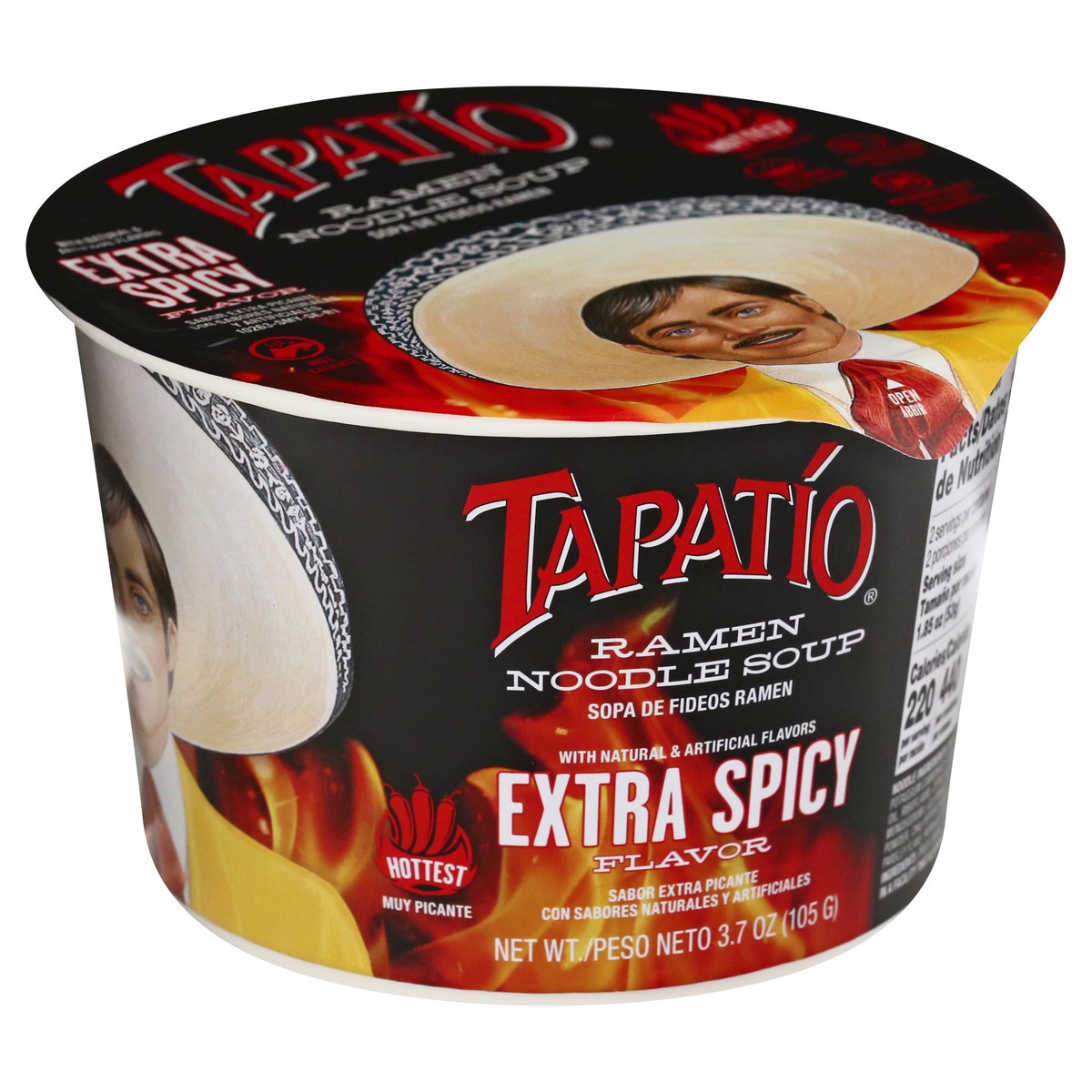 slide 11 of 11, Tapatio Ramen Bowls Extra Spicy 105 gram, 105 gram
