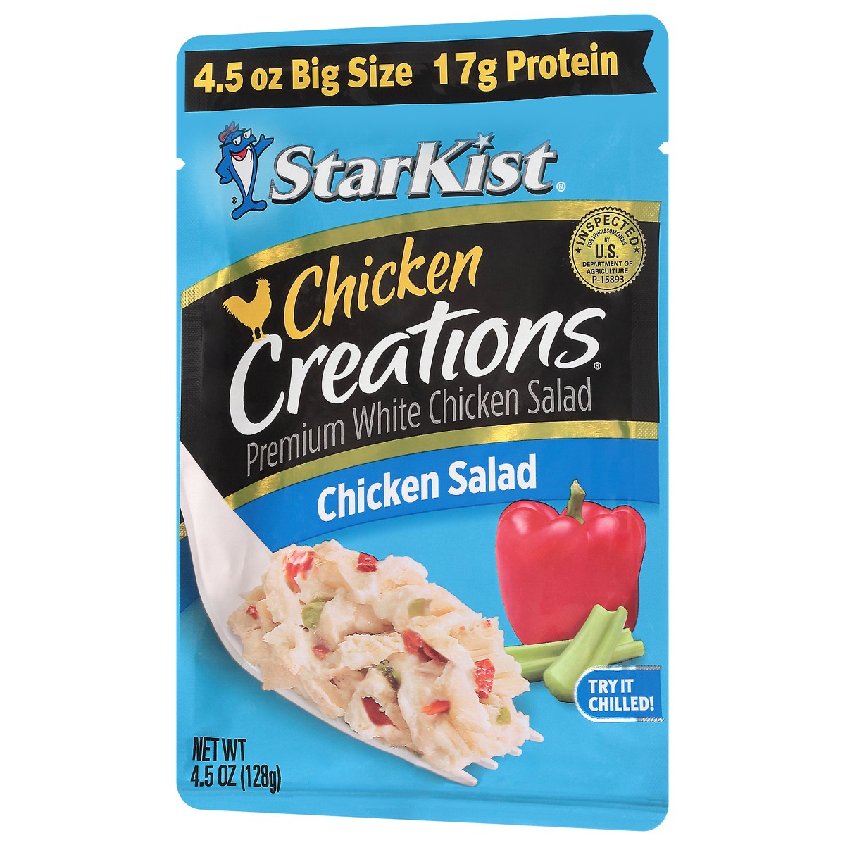 slide 3 of 9, StarKist Chicken Creations White Premium Chicken Salad 4.5 oz, 4.5 oz