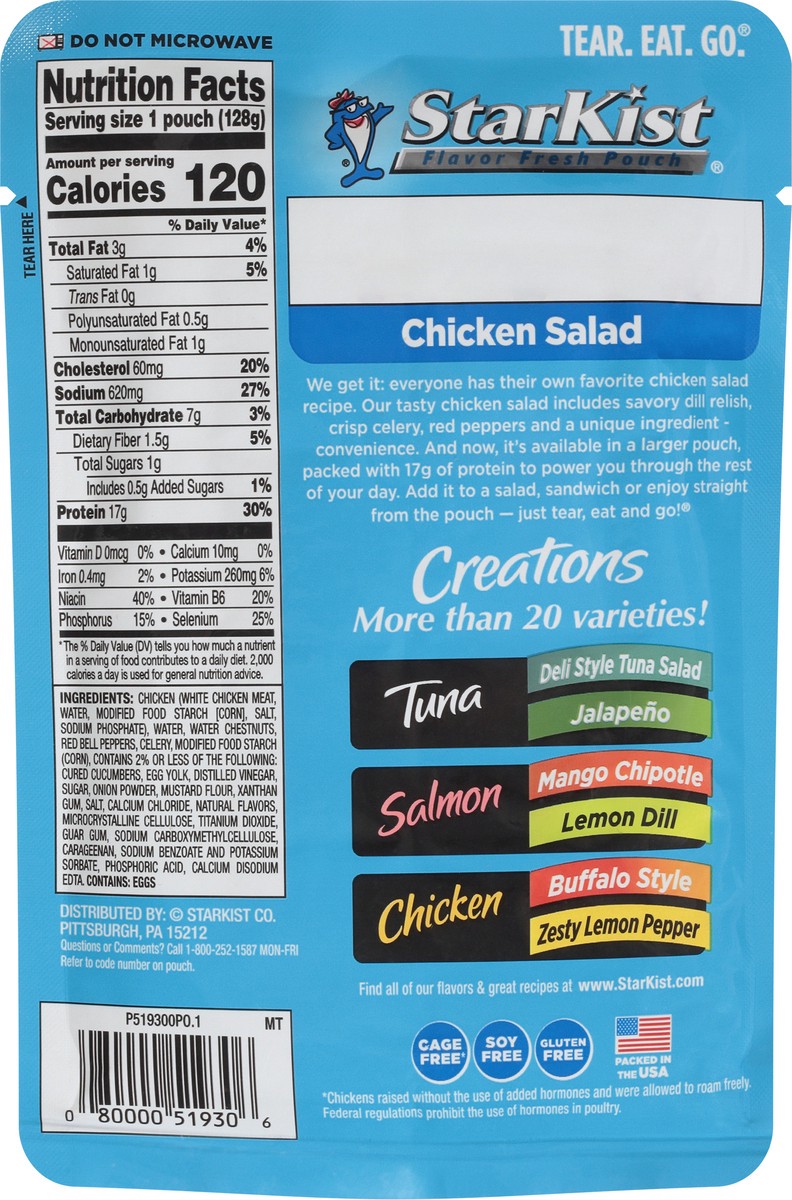 slide 5 of 9, StarKist Chicken Creations White Premium Chicken Salad 4.5 oz, 4.5 oz