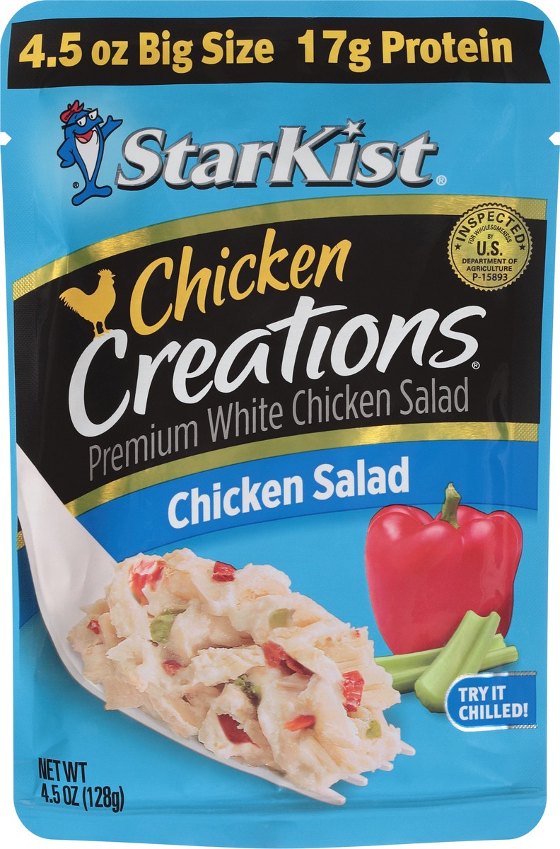 slide 6 of 9, StarKist Chicken Creations White Premium Chicken Salad 4.5 oz, 4.5 oz