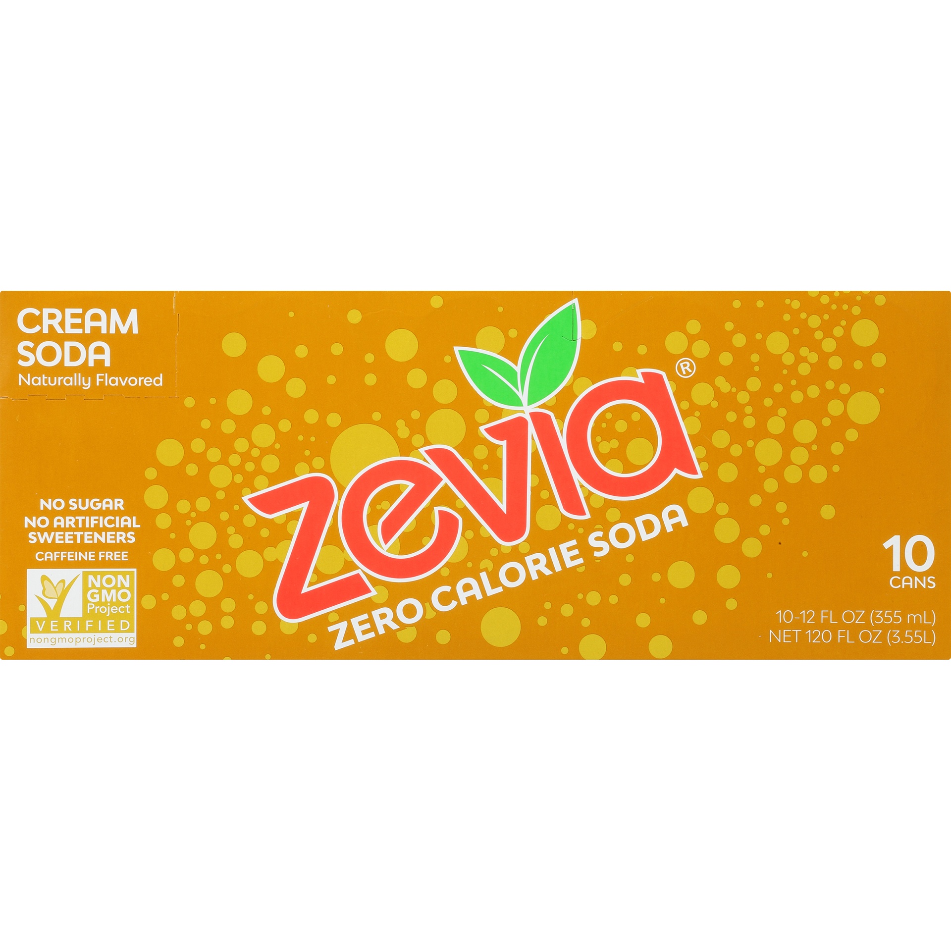 slide 6 of 8, Zevia Cream Soda /, 10 ct; 12 oz