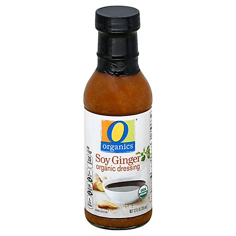 slide 1 of 1, O Organics Dressing Soy Ginger, 12 fl oz