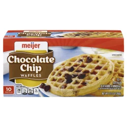 Meijer Chocolate Chip Frozen Waffle