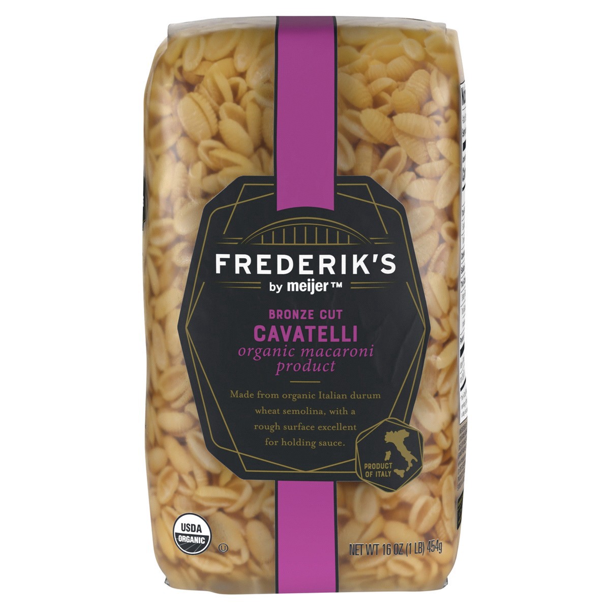 slide 1 of 29, FREDERIKS BY MEIJER Frederik's by Meijer Cavatelli Pasta, 16 oz