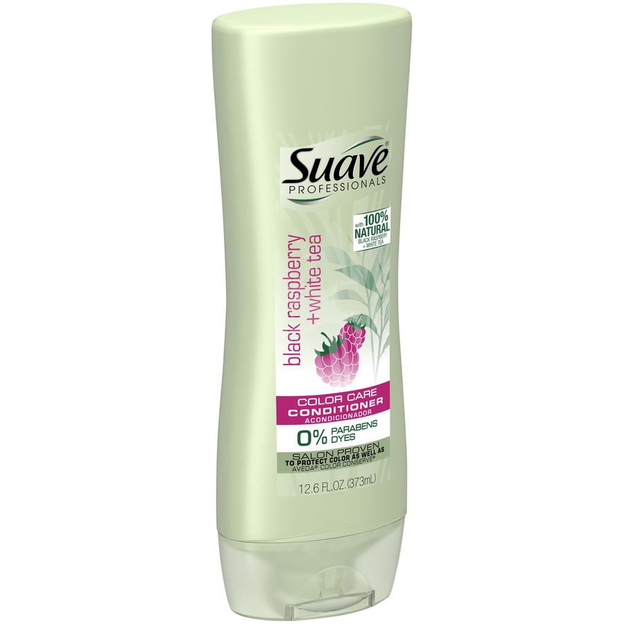 slide 2 of 4, Suave Professionals Black Raspberry & White Tea Color Care Conditioner, 12.6 fl oz