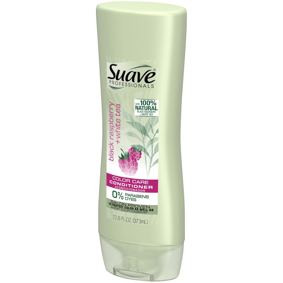 slide 3 of 4, Suave Professionals Black Raspberry & White Tea Color Care Conditioner, 12.6 fl oz