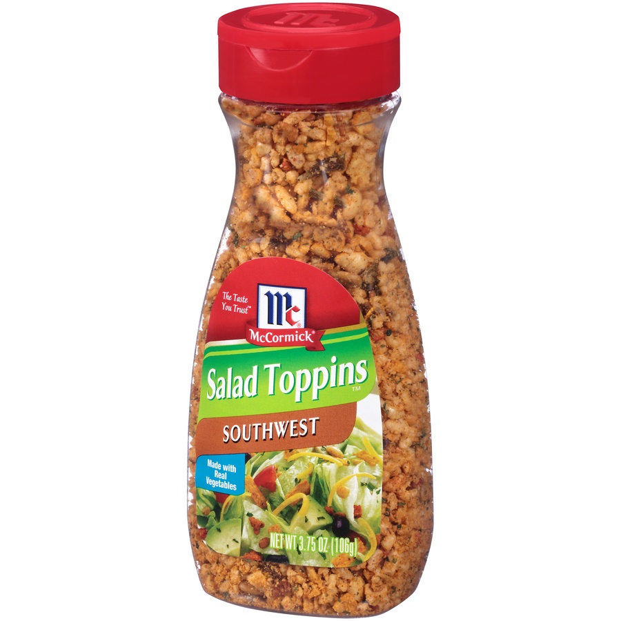 slide 3 of 8, McCormick Southwest Salad Toppins, 3.75 oz