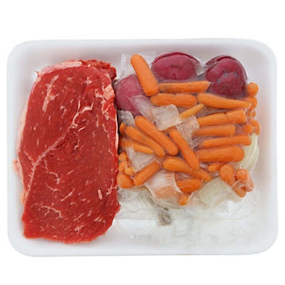 slide 1 of 1, H-E-B Beef Roast with Vegetables Kit, per lb