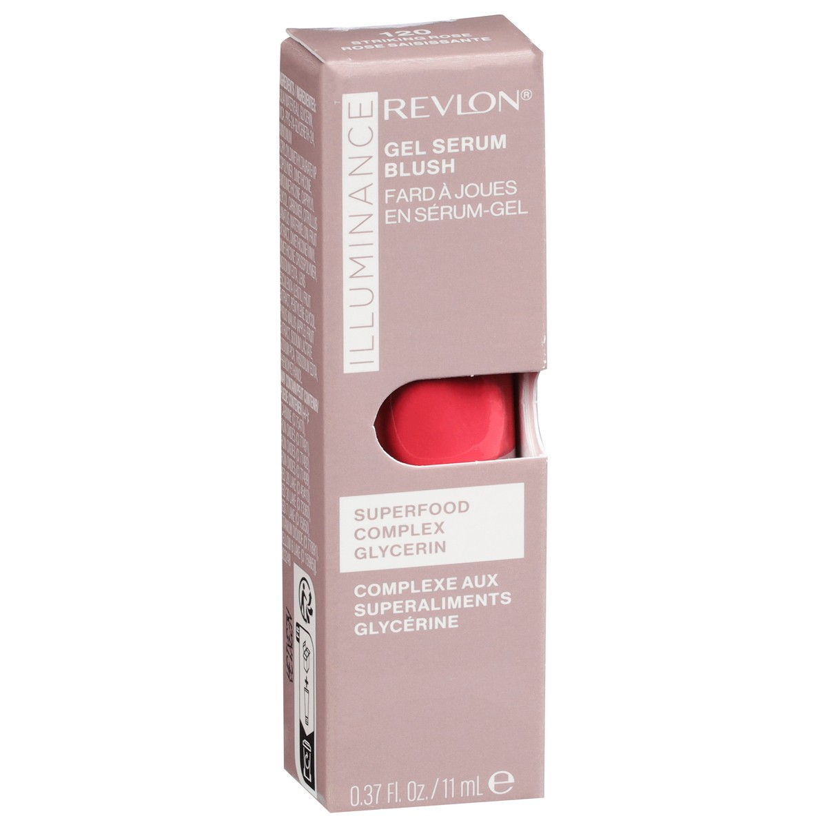 slide 12 of 12, Revlon Illuminance Gel Serum Illuminance Striking Rose 120 Blush 0.37 fl oz, 0.37 fl oz
