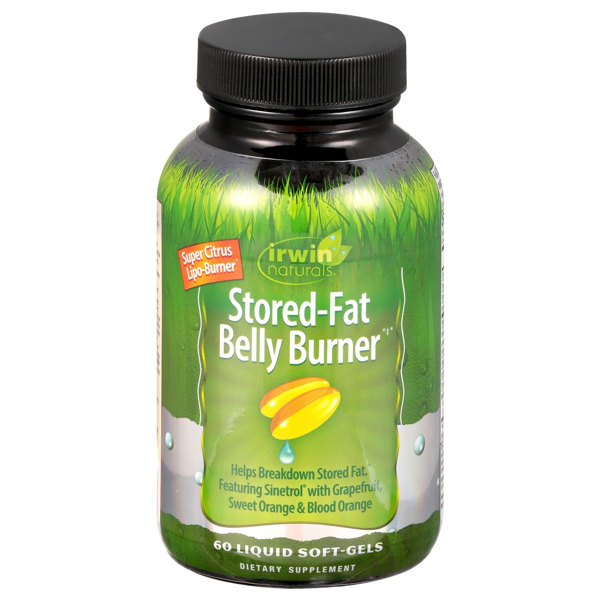 slide 1 of 9, Irwin Naturals Stored Fat Liquid Soft-Gels Belly Burner 60 ea, 60 ct