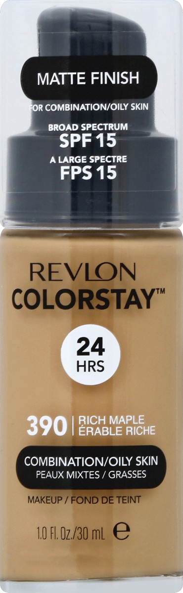 slide 2 of 2, Colorstay Makeup Foundation For Combination Oily Skin - Rich Maple, 1 fl oz