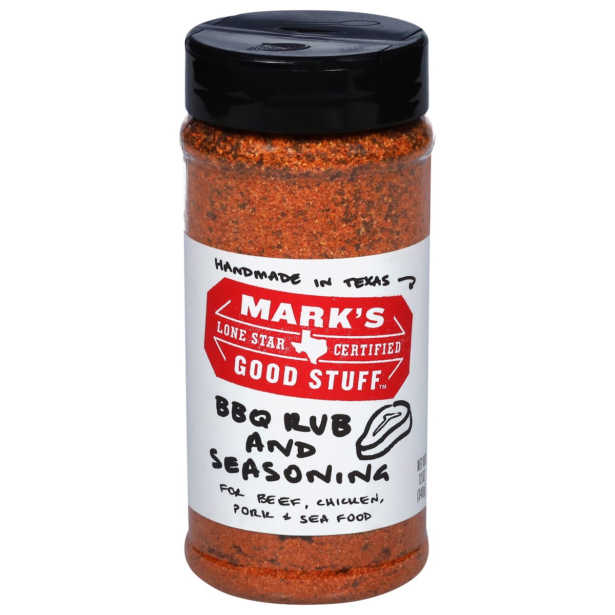 slide 1 of 13, Mark's Good Stuff BBQ Rub and Seasoning 12 oz, 12 oz