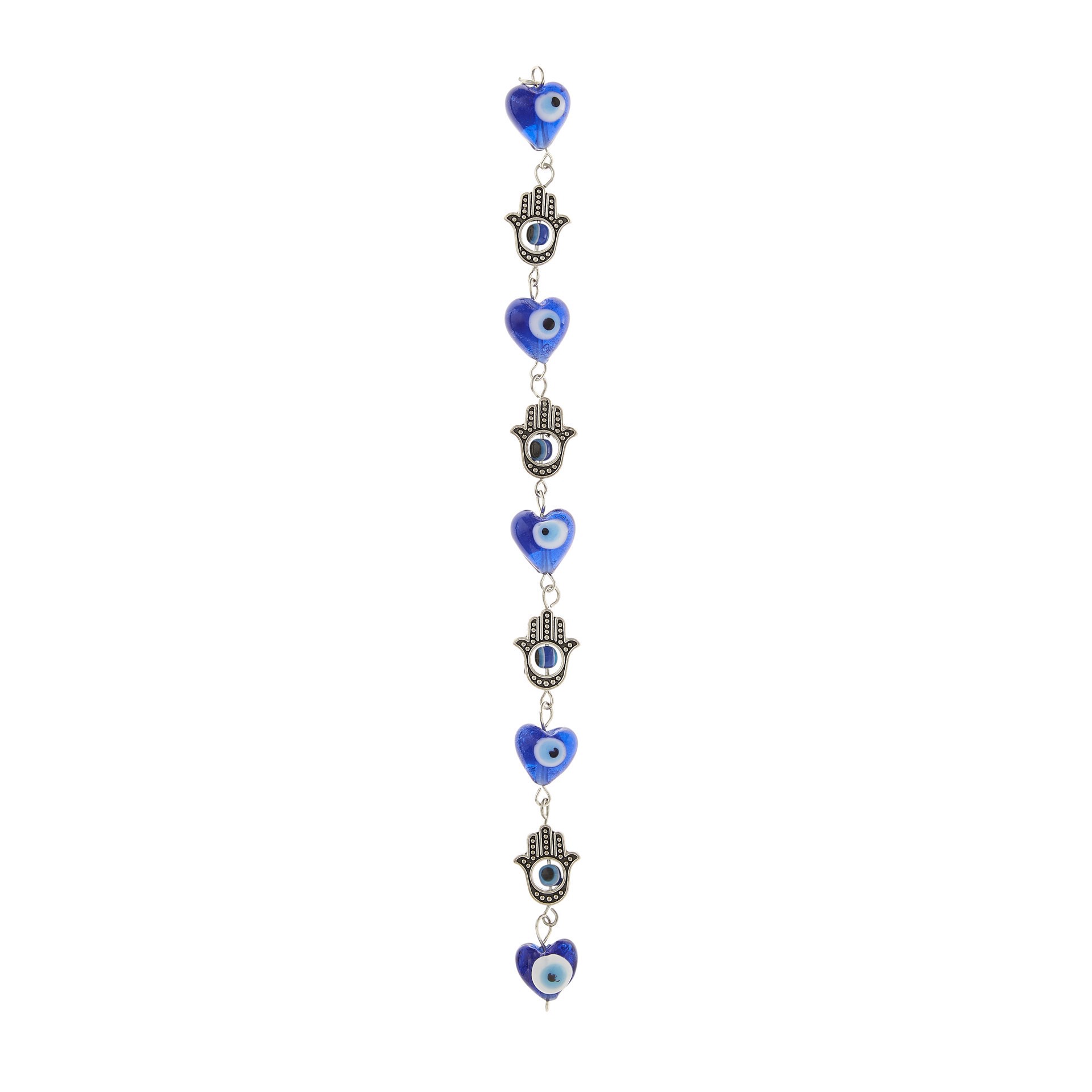 slide 3 of 3, Blue & Silver Hand Of Peace Charms By Bead Landing, 12mm-15mm